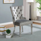 Lemm Contemporary Grey Metal 5-Piece Dining Table Setby Furniture of America