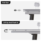 9 - Piece Extendable Sintered Stone Dining Table Dining Set for 8 Person