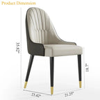 9 - Piece Extendable Sintered Stone Dining Table Dining Set for 8 Person