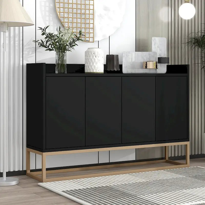 Kitchen Buffet Sideboard Coffee Bar Cabinet Accent Storage Cabinet Server Table