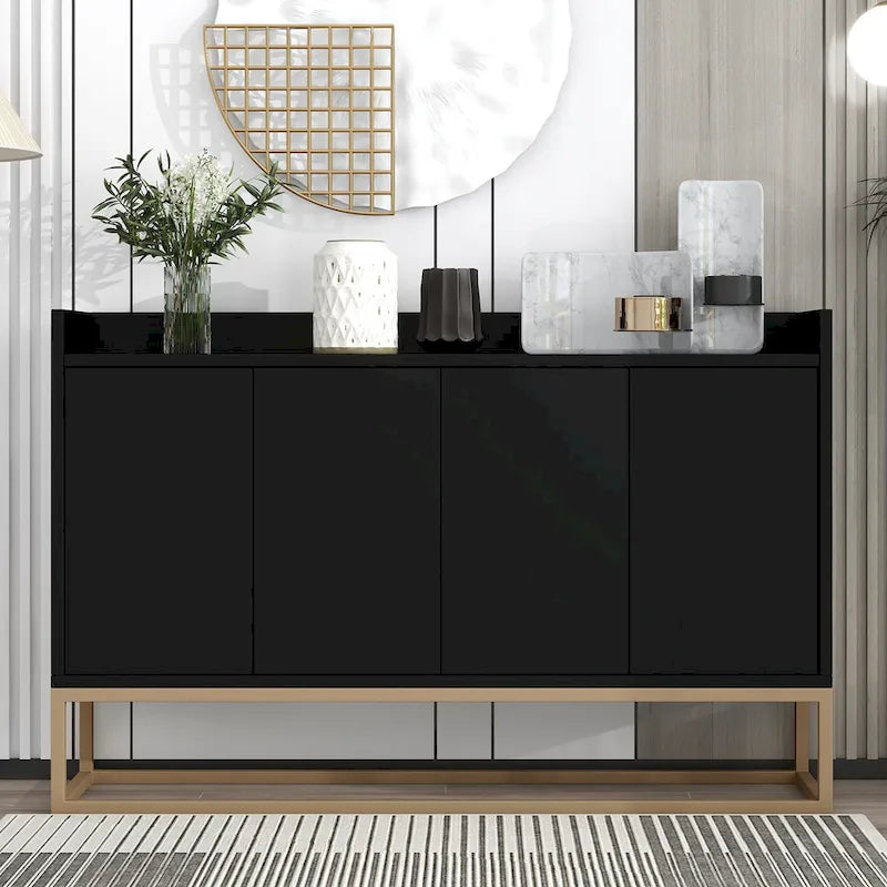 Kitchen Buffet Sideboard Coffee Bar Cabinet Accent Storage Cabinet Server Table