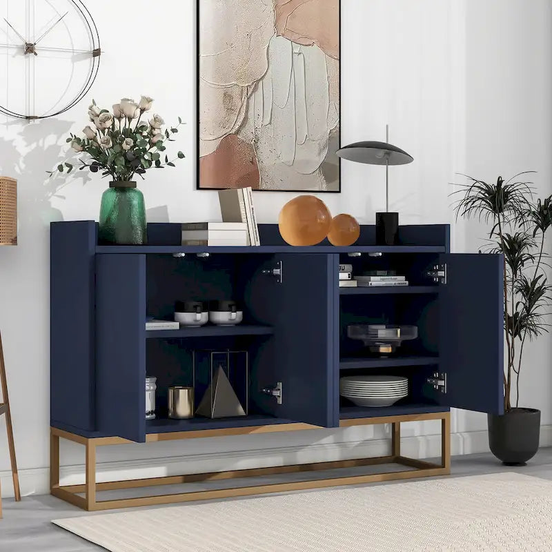 Kitchen Buffet Sideboard Coffee Bar Cabinet Accent Storage Cabinet Server Table