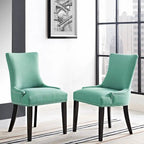 Porch & Den Helen Fabric Upholstered Dining Chair (Single Chair)