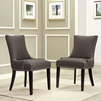 Porch & Den Helen Fabric Upholstered Dining Chair (Single Chair)