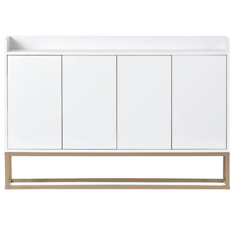 47.2  Modern Cabinet with Spacious Table and 4 Doors Sideboard/Buffet