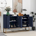 47.2  Modern Cabinet with Spacious Table and 4 Doors Sideboard/Buffet
