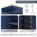 47.2  Modern Cabinet with Spacious Table and 4 Doors Sideboard/Buffet