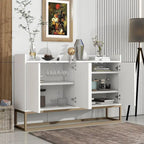 47.2  Modern Cabinet with Spacious Table and 4 Doors Sideboard/Buffet
