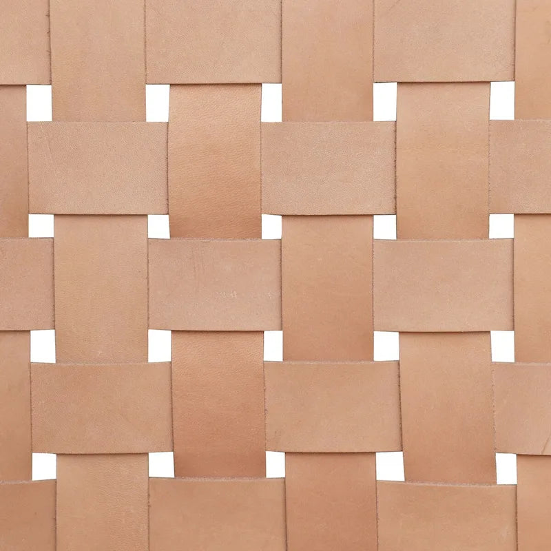 Poly and Bark Banda Teak & Leather Dining Chair - Solid Teak Wood Frame