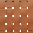 Poly and Bark Banda Teak & Leather Dining Chair - Solid Teak Wood Frame