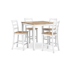 Signature Design by Ashley Gesthaven Counter Height Dining Table and 4 Barstools (Set of 5)