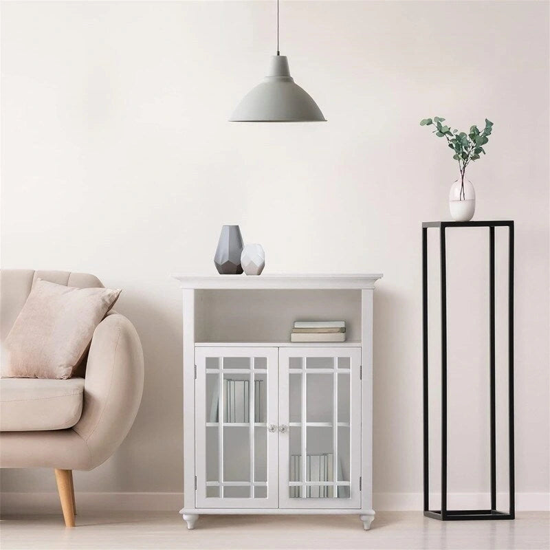 Floor Cabinet with 1 Adjustable Shelf 3 - 12 D x 26.5 W x 34 H