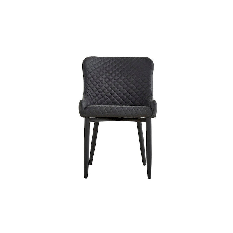 PU Leather Dining Chair with Tufted Seat and Back, Set of 4