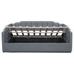 Full Size Upholstered Daybed with Underneath Storage