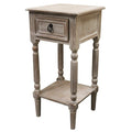 Modern Farmhouse Solid Wood Weathered Rustic Accent Table