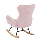 Teddy Fabric Rocking Chair for Living Room