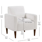 Carrara Modern Arm Chair by Greyson Living