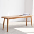 Natural Oak Wood for Dining Bench Table Bench for Living Room