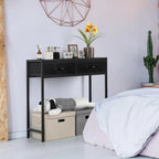 33.5  Modern Narrow Console Table with Drawers