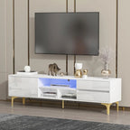 TV Cabinet,entertainment center with LED remote control lights