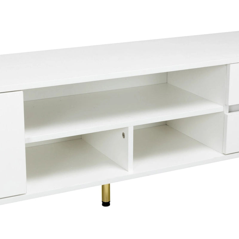 TV Cabinet,entertainment center with LED remote control lights