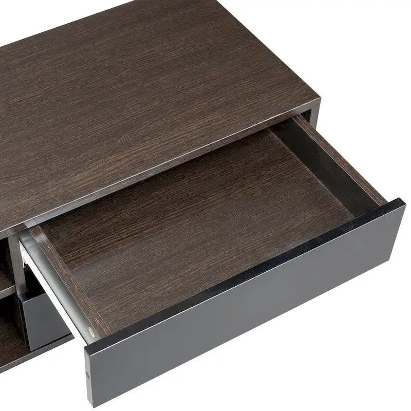 TV Cabinet,entertainment center with LED remote control lights