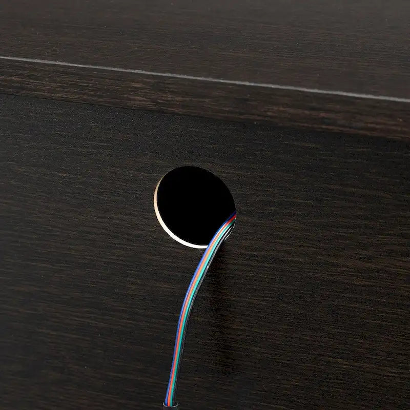 TV Cabinet,entertainment center with LED remote control lights