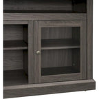 Roomfitters Contemporary TV Media Stand, Modern Entertainment Console, Up to 65  TV, Open & Closed Storage Space