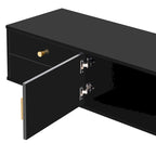 TV Stand for 65+ Inch TV, TV Media Console Table, Modern TV Stand with Storage, TV Console Cabinet Furniture for Living Room