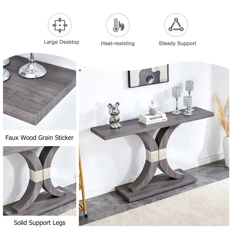 Modern minimalist style console table