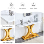 Modern minimalist style console table