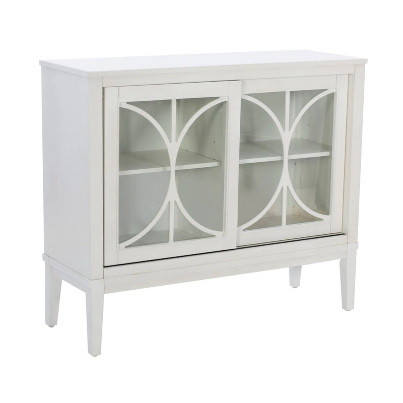 Delcy Wood 2-Door Adjustable Accent Cabinet