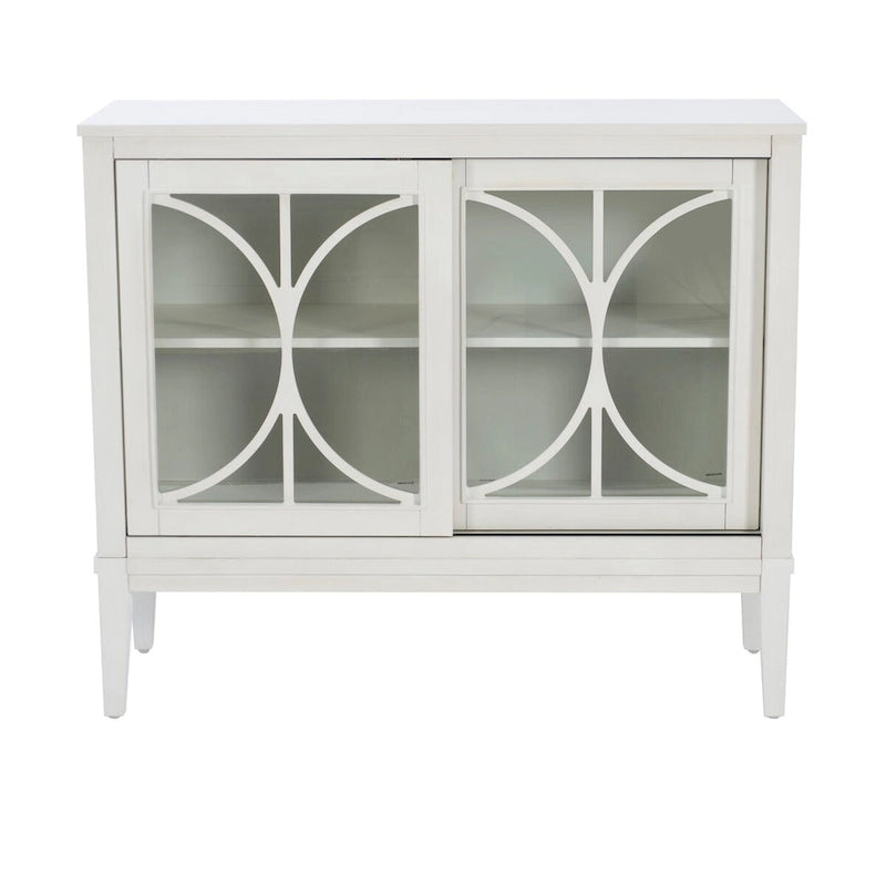 Delcy Wood 2-Door Adjustable Accent Cabinet