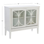 Delcy Wood 2-Door Adjustable Accent Cabinet