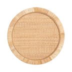 Kate and Laurel Rafina Rattan Side Table - 16x16x24