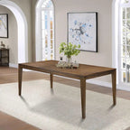 *Limited* Zarbel 6-8 People Rectangle Dining Table Modern Farmhouse Solid Wood Expandable Leaf Table Kitchen Dining room