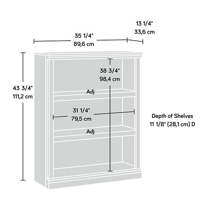 3 Shelf Bookcase