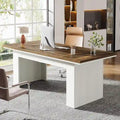 63  Large Computer Desk,Modern Executive Desk Home Office Desk Study Writing Desk