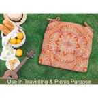 Indoor/Outdoor Chair Seat Cushion, Tufted, Weather, Water and Fade Resistant, 19 x 19 (Sert of 2)