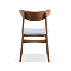 Furniture of America Beck Mid-century Walnut Padded Dining Chairs (Set of 2)