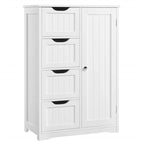 Wooden Bathroom Floor Cabinet - 13 D x 22 W x 32 H