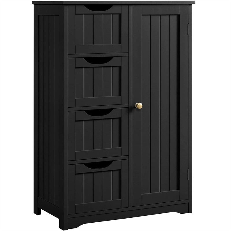 Wooden Bathroom Floor Cabinet - 13 D x 22 W x 32 H