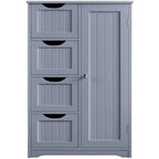Wooden Bathroom Floor Cabinet - 13 D x 22 W x 32 H