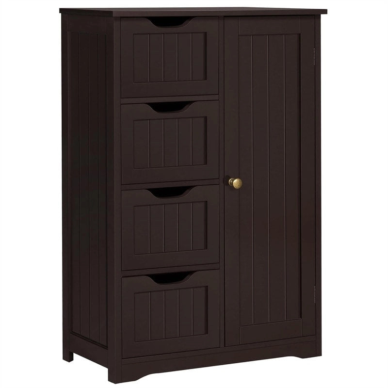 Wooden Bathroom Floor Cabinet - 13 D x 22 W x 32 H