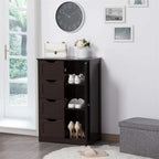 Wooden Bathroom Floor Cabinet - 13 D x 22 W x 32 H
