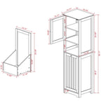 One-Compartment One-Door Tilt-Out Laundry Sorter Cabinet