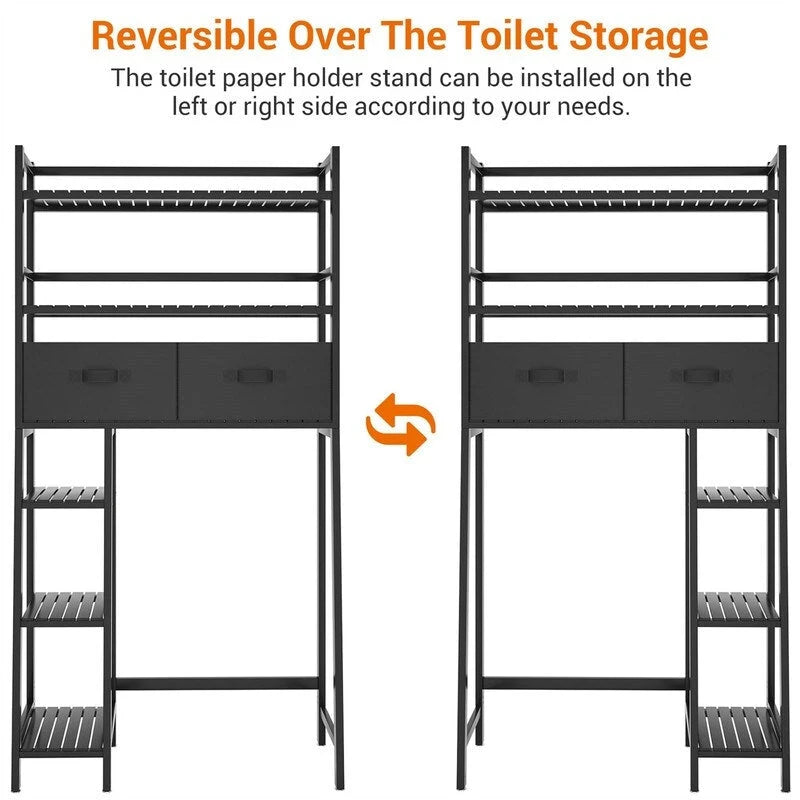 Over the Toilet Storage Cabinet - 11.81 D x 32.68 W x 65.16 H