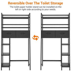 Over the Toilet Storage Cabinet - 11.81 D x 32.68 W x 65.16 H