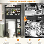 Over the Toilet Storage Cabinet - 11.81 D x 32.68 W x 65.16 H