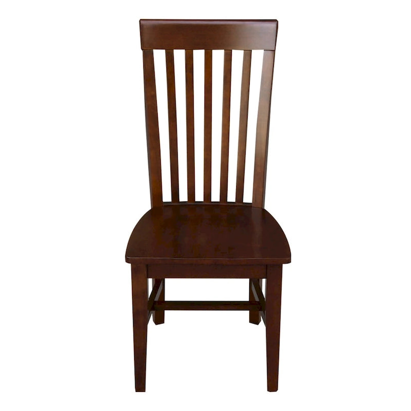 International Concepts Solid Wood Cosmo Tall Mission Chairs, Set of 2